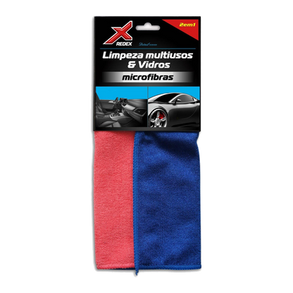Redex Multi-Purpose Cleaning Cloth + Glass Cloth - transparent background