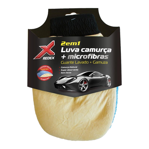 Redex Luva Camurça e Microfibra — fundo transparente