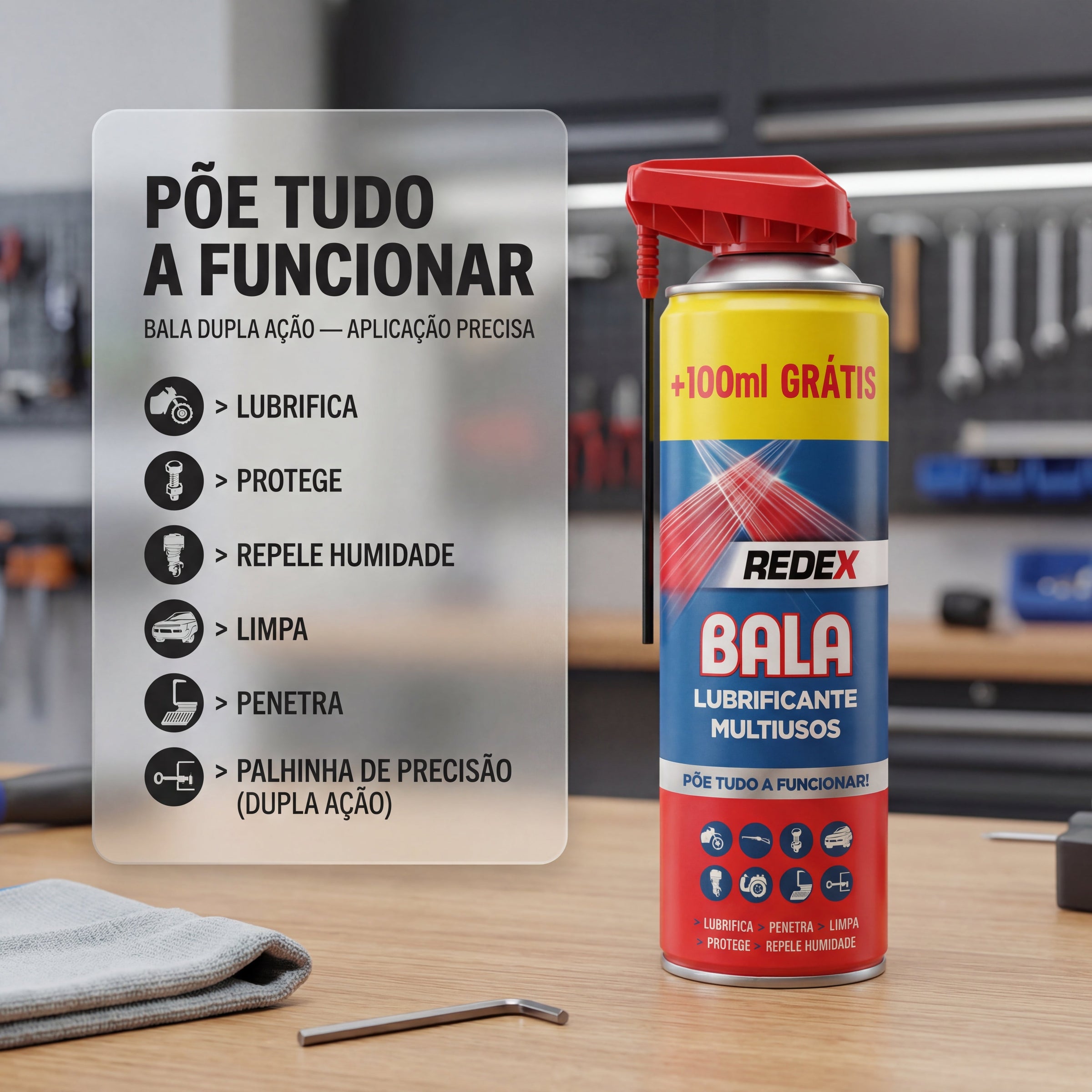 Redex Bala Dupla Ação — foto 5 — produto automóvel profissional