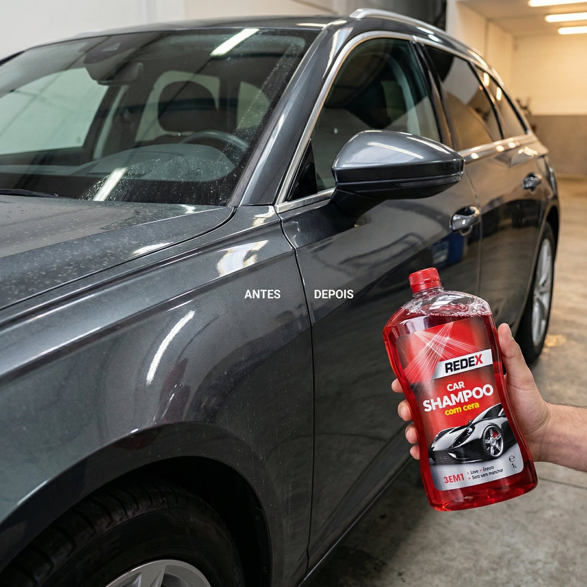 Redex Car Shampoo 1L — foto 5 — limpeza exterior automóvel