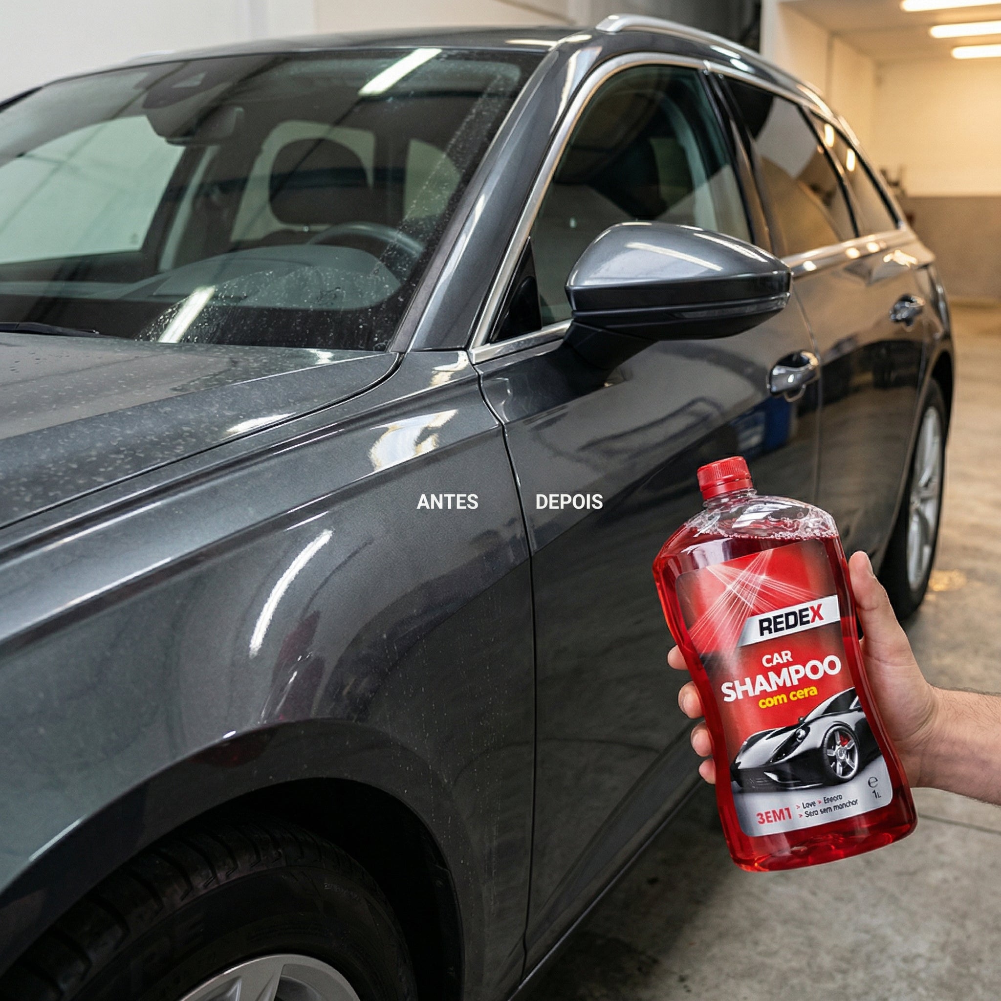 Redex Car Shampoo 1L — foto 5 — limpeza exterior automóvel
