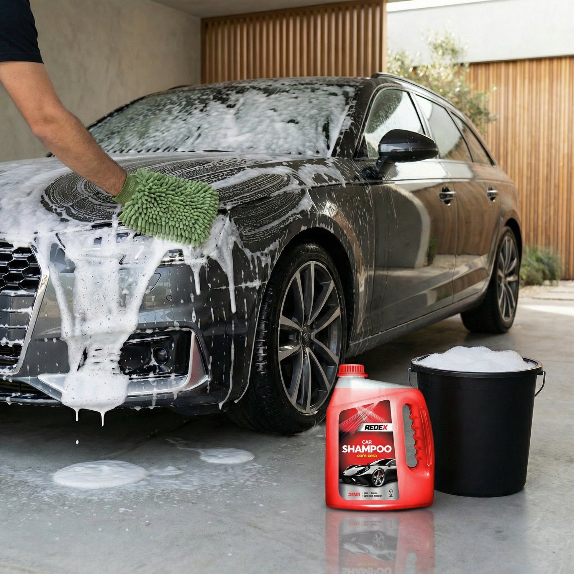Redex Car Shampoo 2L — foto 2 — limpeza exterior automóvel