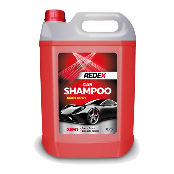 Redex Car Shampoo 5L — fundo transparente