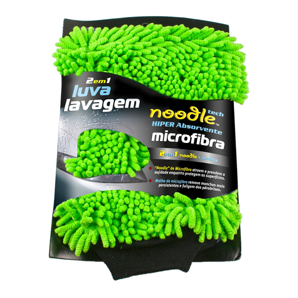 Redex Luva de Lavagem Noodle 2em1 — fundo transparente
