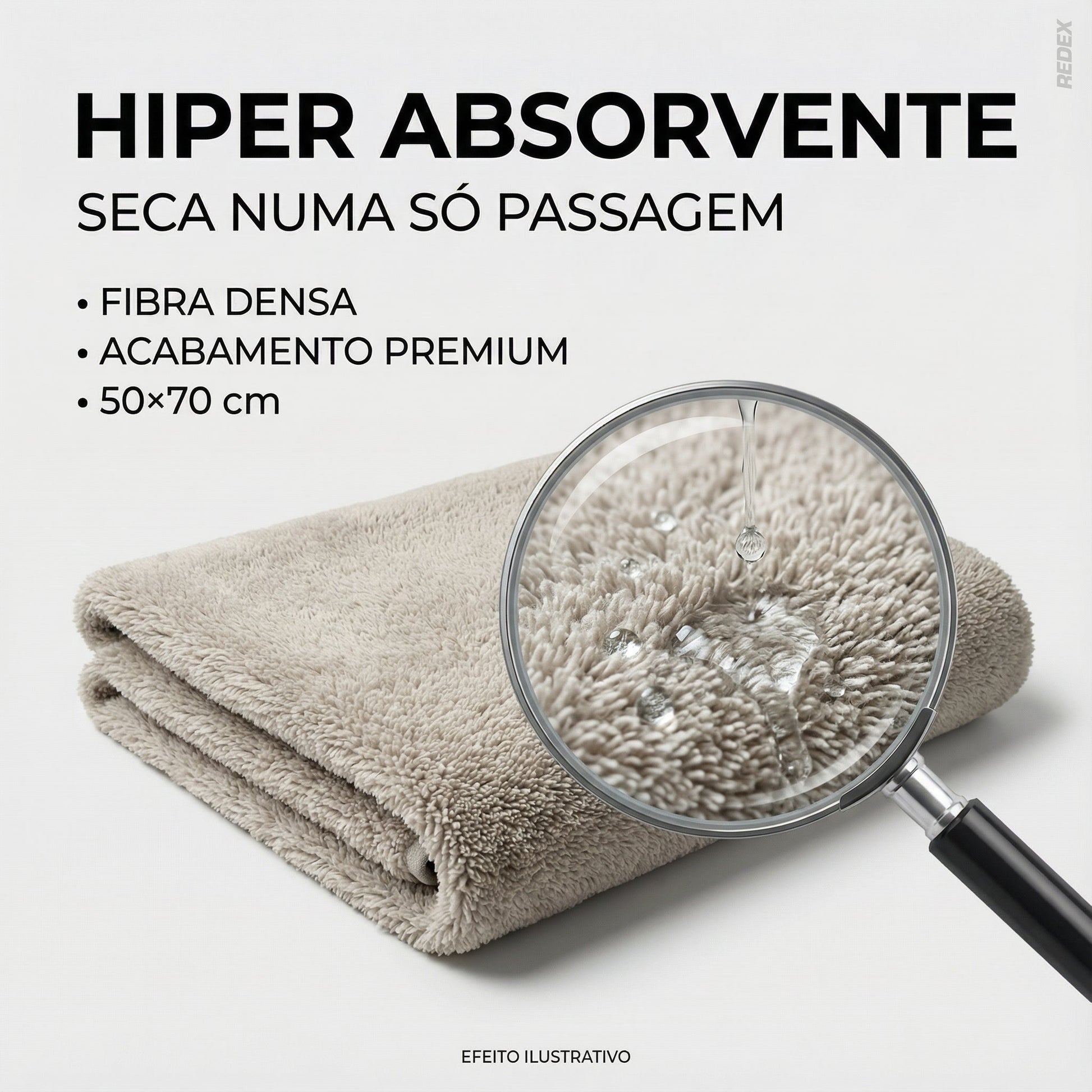 Redex Toalha de Secagem e Polimento — foto 2 — limpeza exterior automóvel