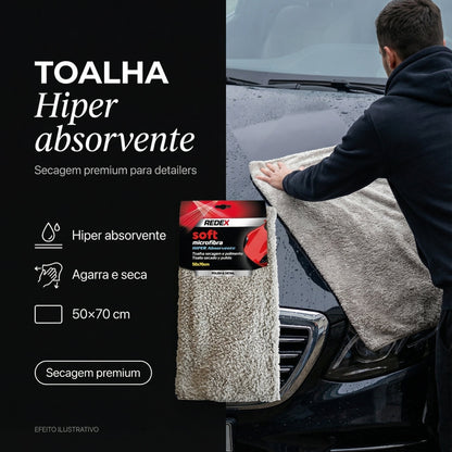 Redex Toalha de Secagem e Polimento — foto 3 — limpeza exterior automóvel