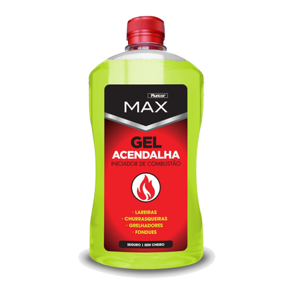Max Gel Enciendefuegos 500 ml - fondo transparente