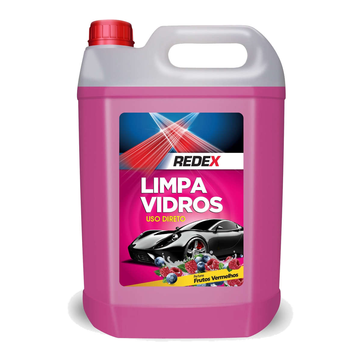 Redex Limpa Vidros 5L - Frutos Vermelhos