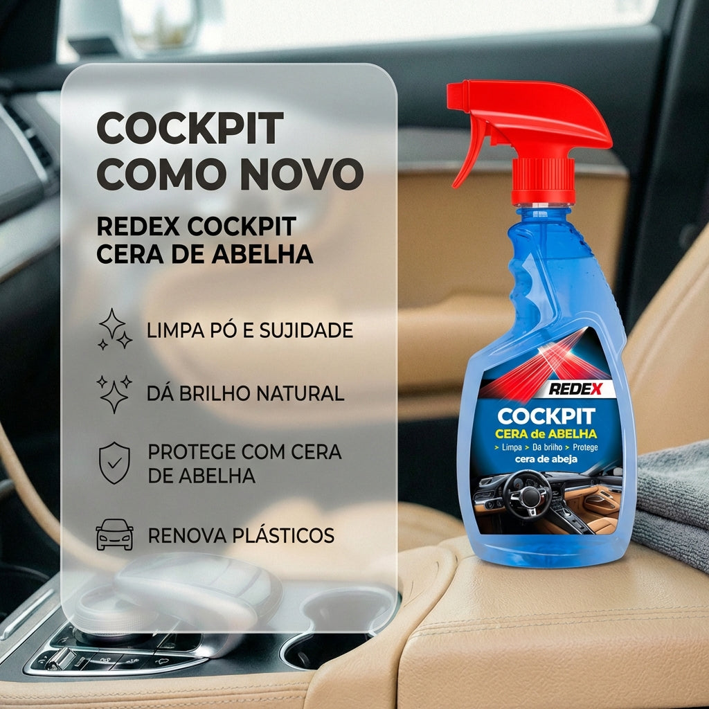 Redex Cockpit Cera de Abelha 500ml