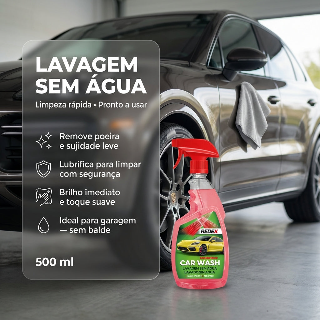 Redex Car Wash Lavagem s/ água 500ml