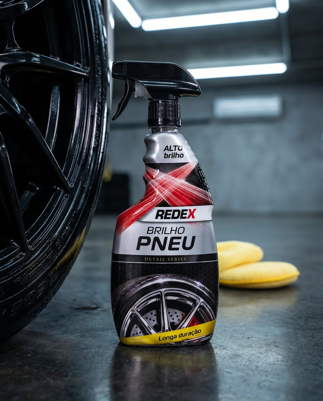 Redex Brilho Pneu 500ml Detail — imagem 2